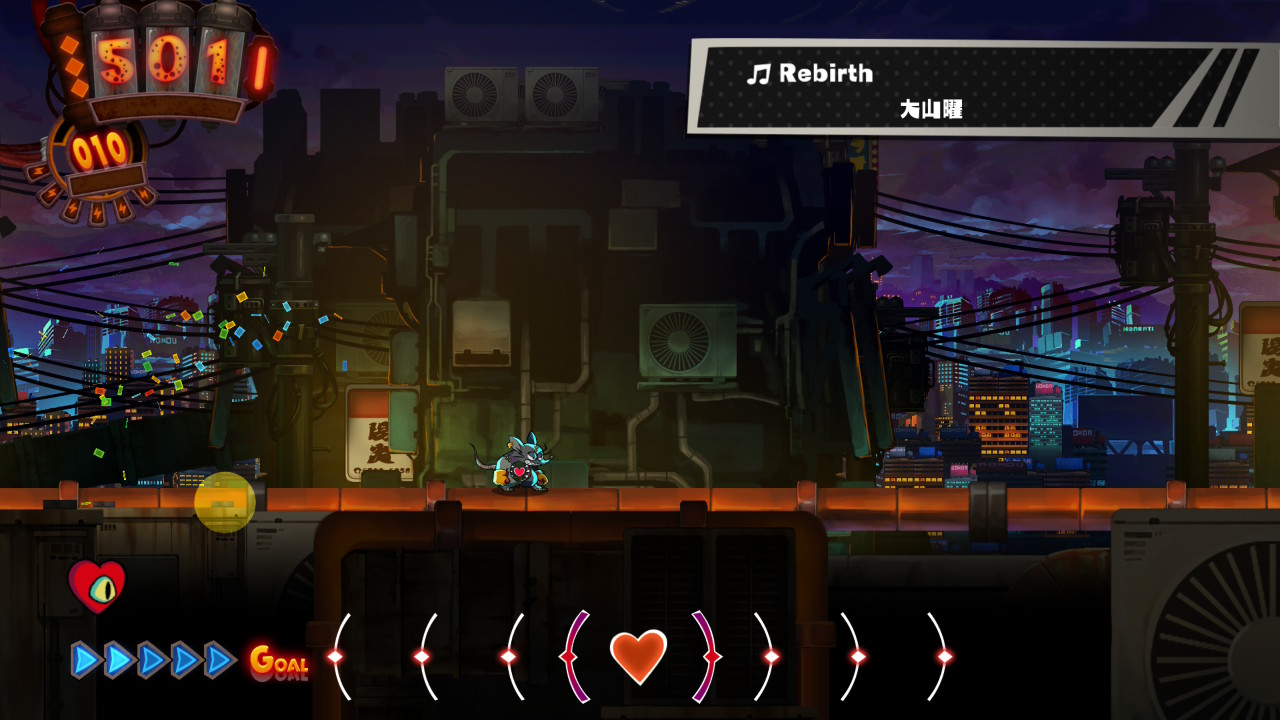 ハートマークとノーツのスクリーンショット